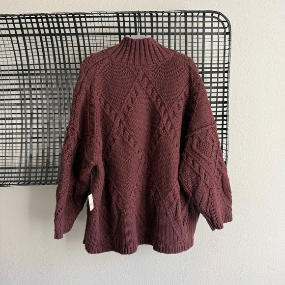 Free people Heart You Cardigan bittersweet brown - Picture 8 of 10